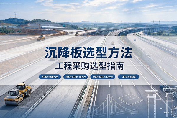 化隆沉降板选择方法