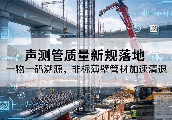 化隆声测管质量新规落地，一物一码溯源，非标薄壁管材加速清退
