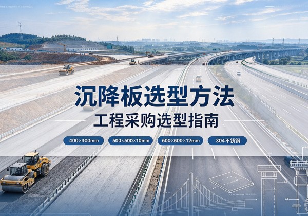 化隆沉降板选择方法